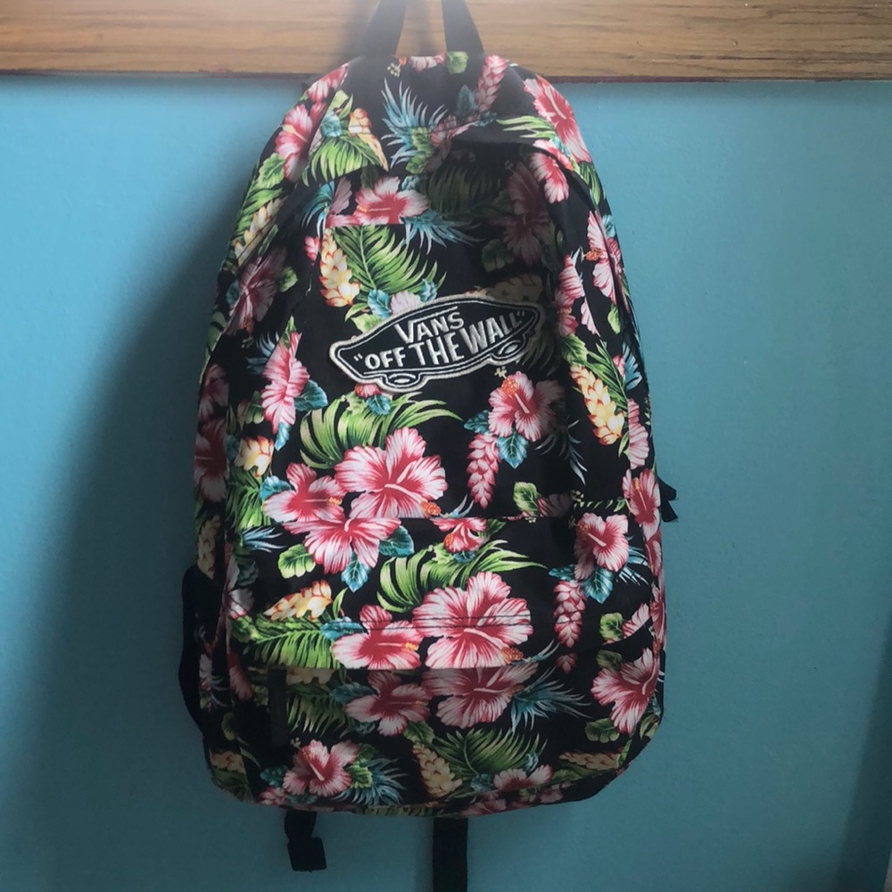 Floral vans backpack